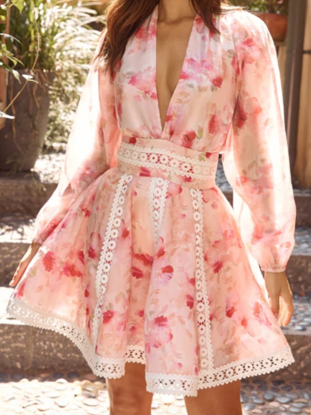 *BRAND NEW WITH TAGS - TRIED ON ONCE* Hello Molly Floral Bodysuit/Skirt Combo
